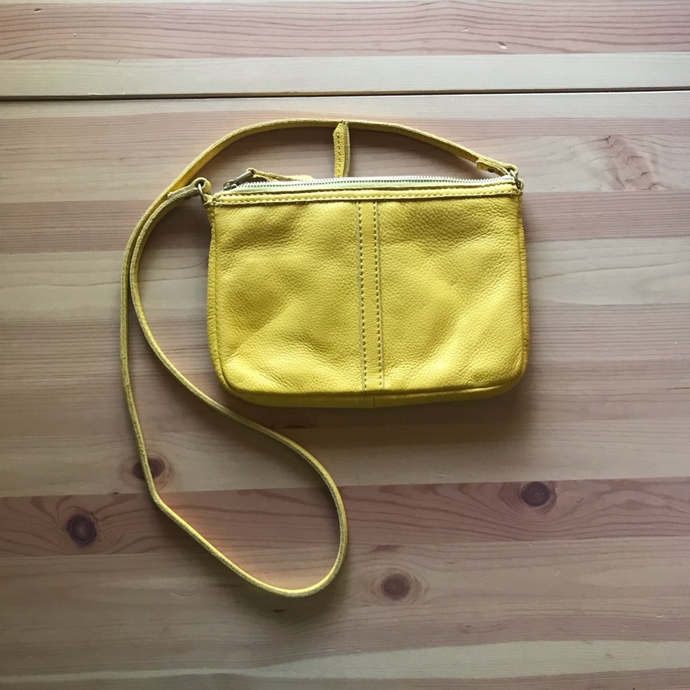 New Fossil Crossbody Yellow - Picture 2 of 8